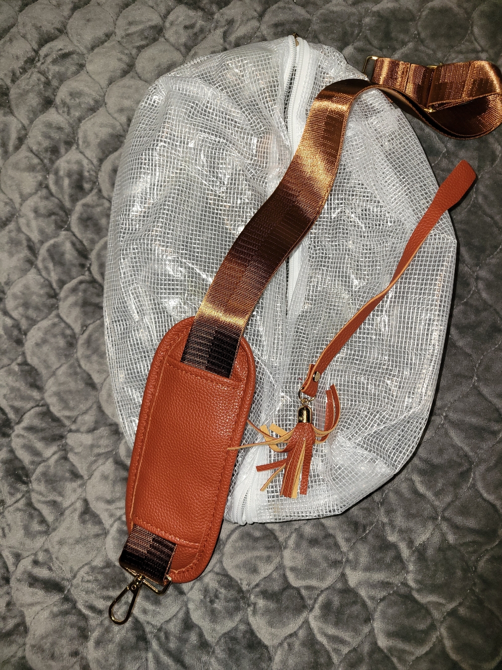 Classic Cream and Brown Luhxe Travel Bag w/ Wheels!-Luhxe Travel Bag 2.0- NWT - Picture 10 of 10